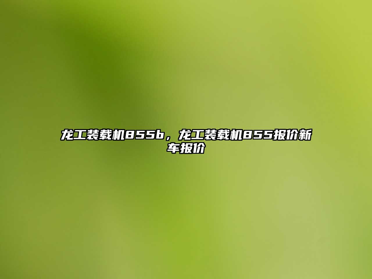 龍工裝載機(jī)855b，龍工裝載機(jī)855報(bào)價(jià)新車報(bào)價(jià)