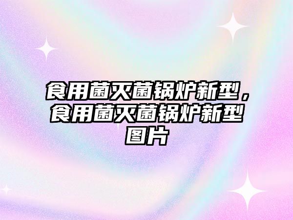 食用菌滅菌鍋爐新型，食用菌滅菌鍋爐新型圖片