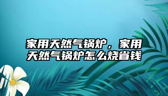 家用天然氣鍋爐，家用天然氣鍋爐怎么燒省錢