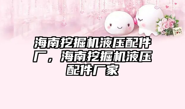 海南挖掘機(jī)液壓配件廠，海南挖掘機(jī)液壓配件廠家