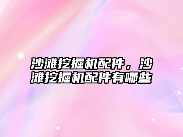 沙灘挖掘機配件，沙灘挖掘機配件有哪些