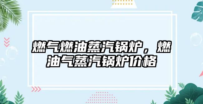 燃?xì)馊加驼羝仩t，燃油氣蒸汽鍋爐價(jià)格