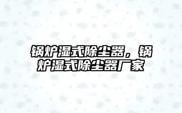鍋爐濕式除塵器，鍋爐濕式除塵器廠家