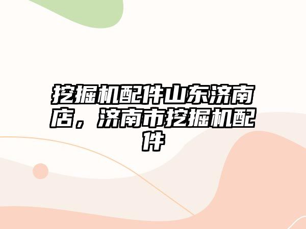 挖掘機(jī)配件山東濟(jì)南店，濟(jì)南市挖掘機(jī)配件