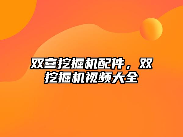 雙喜挖掘機(jī)配件，雙挖掘機(jī)視頻大全