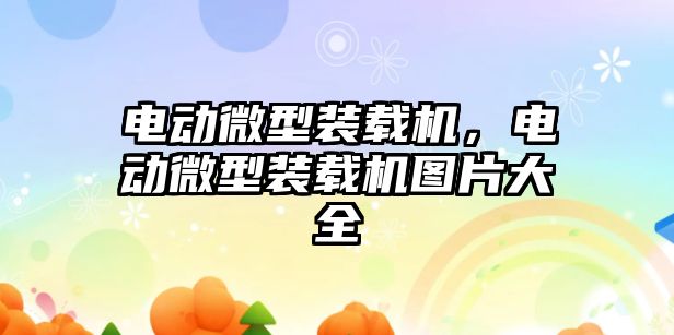 電動(dòng)微型裝載機(jī)，電動(dòng)微型裝載機(jī)圖片大全