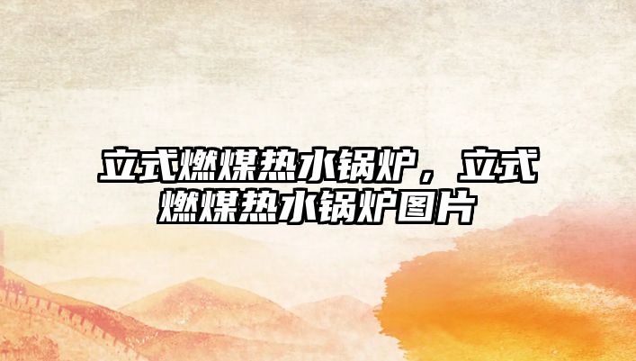立式燃煤熱水鍋爐，立式燃煤熱水鍋爐圖片
