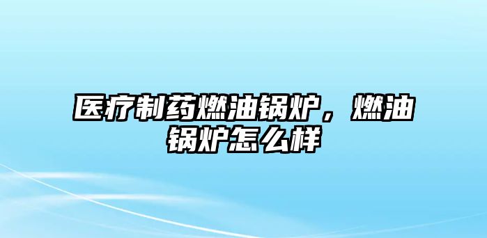 醫(yī)療制藥燃油鍋爐，燃油鍋爐怎么樣