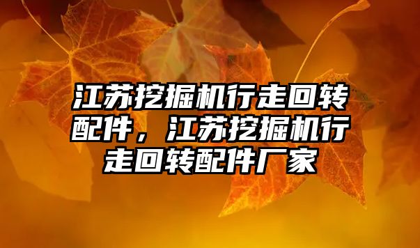 江蘇挖掘機(jī)行走回轉(zhuǎn)配件，江蘇挖掘機(jī)行走回轉(zhuǎn)配件廠家