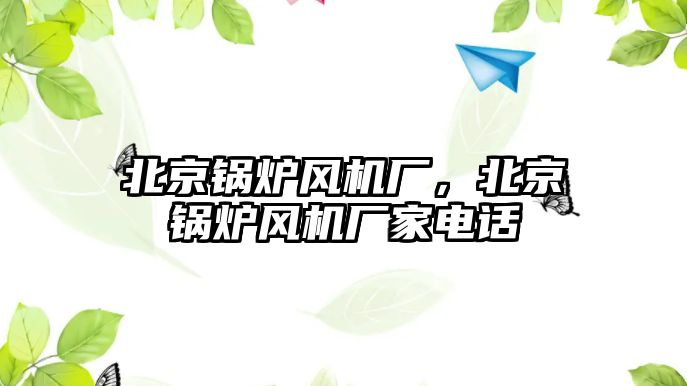 北京鍋爐風(fēng)機(jī)廠，北京鍋爐風(fēng)機(jī)廠家電話