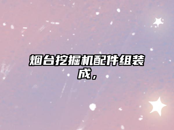 煙臺挖掘機(jī)配件組裝成，