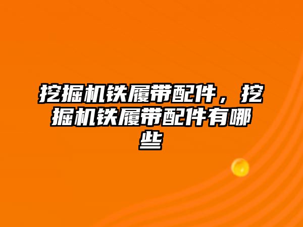 挖掘機鐵履帶配件，挖掘機鐵履帶配件有哪些