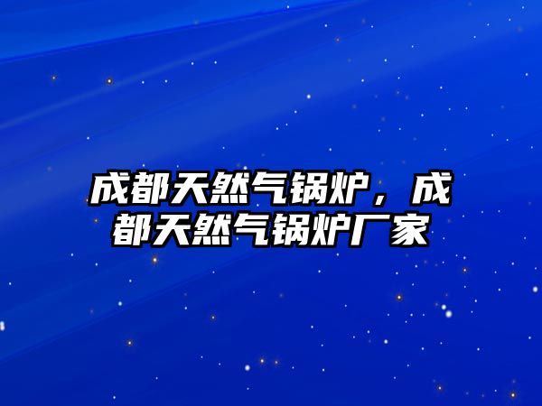 成都天然氣鍋爐，成都天然氣鍋爐廠家
