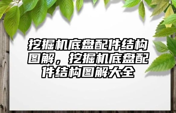 挖掘機底盤配件結(jié)構(gòu)圖解，挖掘機底盤配件結(jié)構(gòu)圖解大全