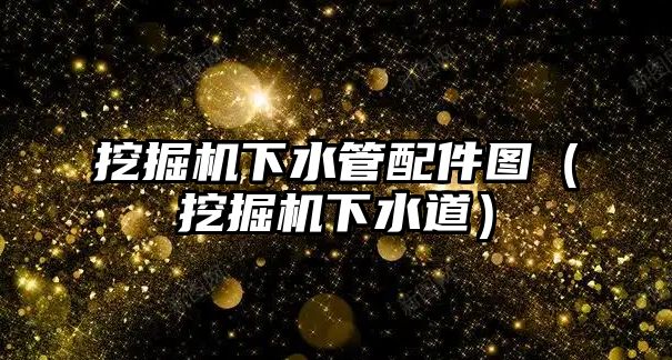 挖掘機下水管配件圖（挖掘機下水道）