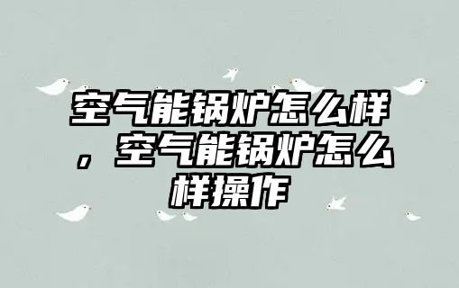 空氣能鍋爐怎么樣，空氣能鍋爐怎么樣操作