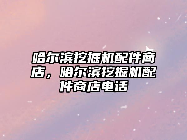 哈爾濱挖掘機配件商店，哈爾濱挖掘機配件商店電話