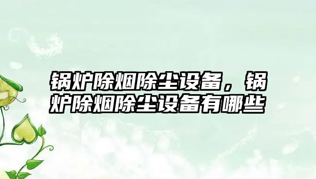 鍋爐除煙除塵設(shè)備，鍋爐除煙除塵設(shè)備有哪些