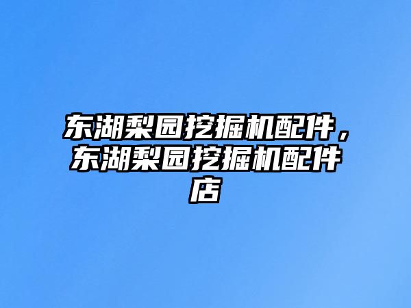 東湖梨園挖掘機(jī)配件，東湖梨園挖掘機(jī)配件店