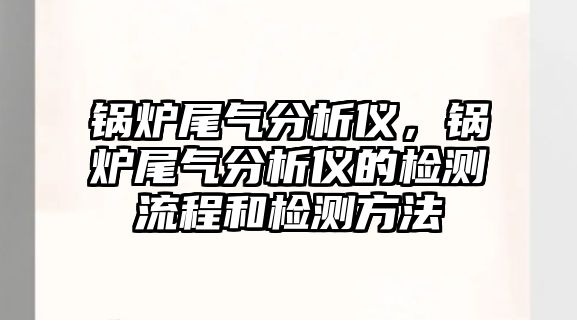 鍋爐尾氣分析儀，鍋爐尾氣分析儀的檢測流程和檢測方法