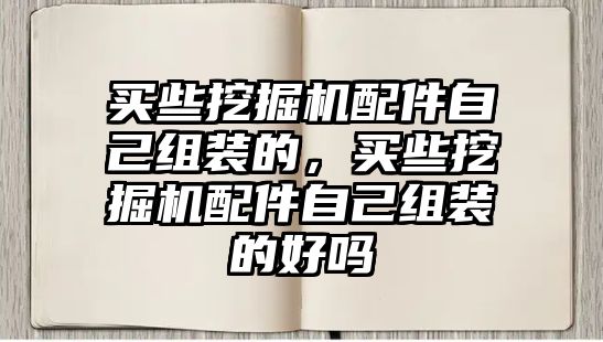 買(mǎi)些挖掘機(jī)配件自己組裝的，買(mǎi)些挖掘機(jī)配件自己組裝的好嗎