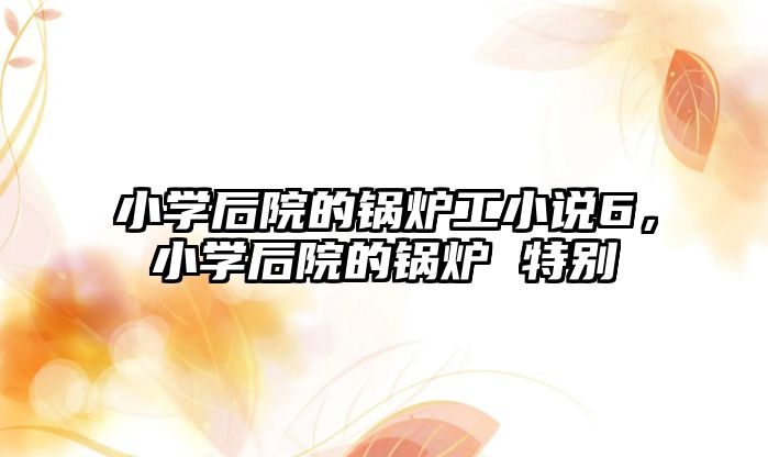 小學(xué)后院的鍋爐工小說(shuō)6，小學(xué)后院的鍋爐 特別