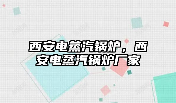 西安電蒸汽鍋爐，西安電蒸汽鍋爐廠家