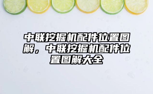 中聯(lián)挖掘機(jī)配件位置圖解，中聯(lián)挖掘機(jī)配件位置圖解大全
