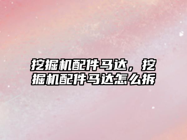 挖掘機(jī)配件馬達(dá)，挖掘機(jī)配件馬達(dá)怎么拆