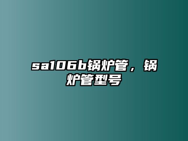 sa106b鍋爐管，鍋爐管型號(hào)