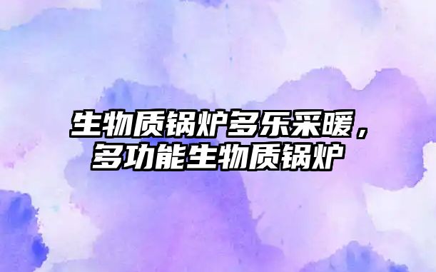 生物質(zhì)鍋爐多樂采暖，多功能生物質(zhì)鍋爐