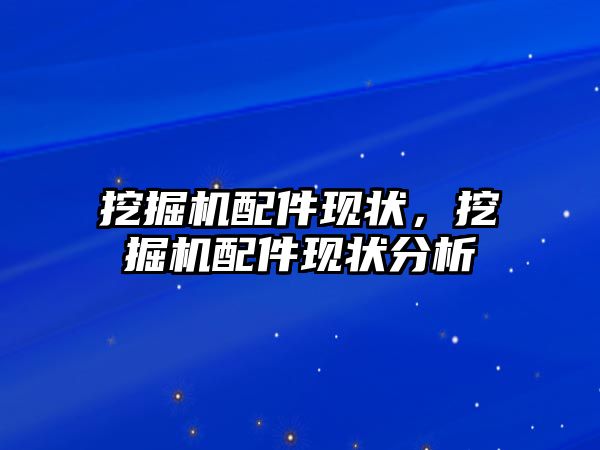 挖掘機(jī)配件現(xiàn)狀，挖掘機(jī)配件現(xiàn)狀分析
