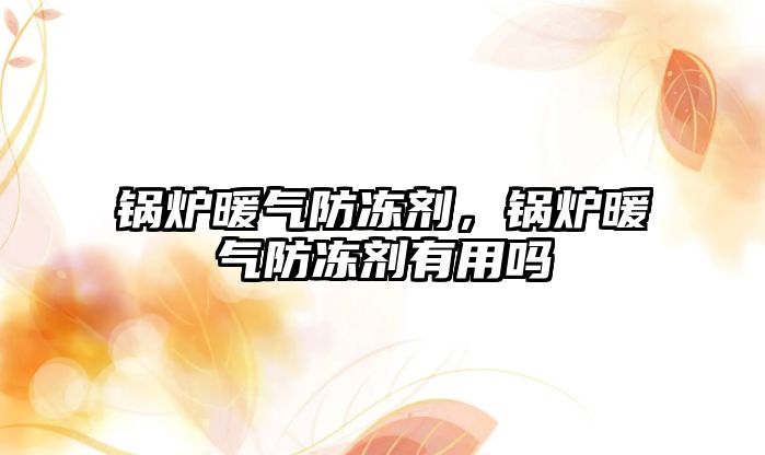 鍋爐暖氣防凍劑，鍋爐暖氣防凍劑有用嗎
