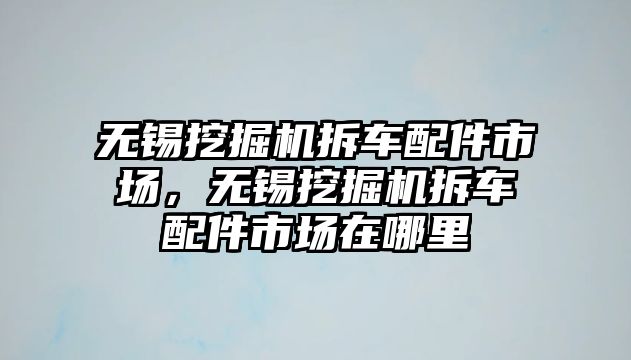 無錫挖掘機拆車配件市場，無錫挖掘機拆車配件市場在哪里