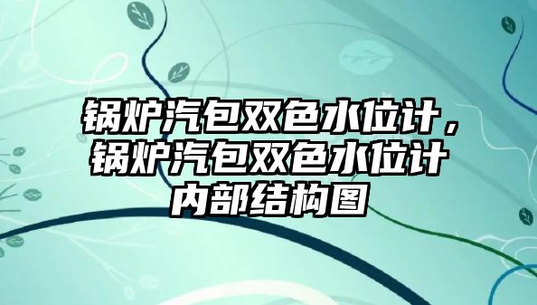 鍋爐汽包雙色水位計，鍋爐汽包雙色水位計內(nèi)部結(jié)構(gòu)圖