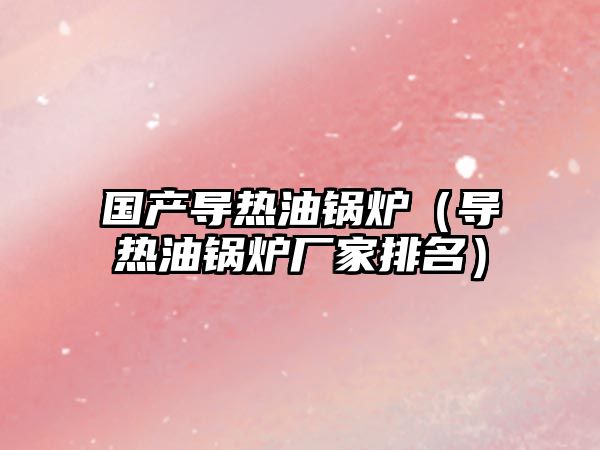 國(guó)產(chǎn)導(dǎo)熱油鍋爐（導(dǎo)熱油鍋爐廠家排名）