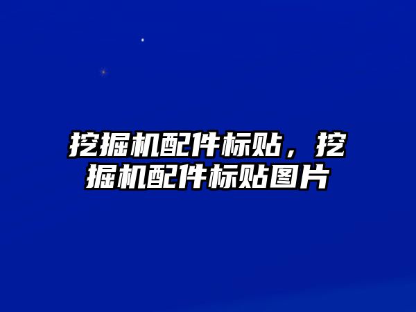 挖掘機(jī)配件標(biāo)貼,挖掘機(jī)配件標(biāo)貼圖片