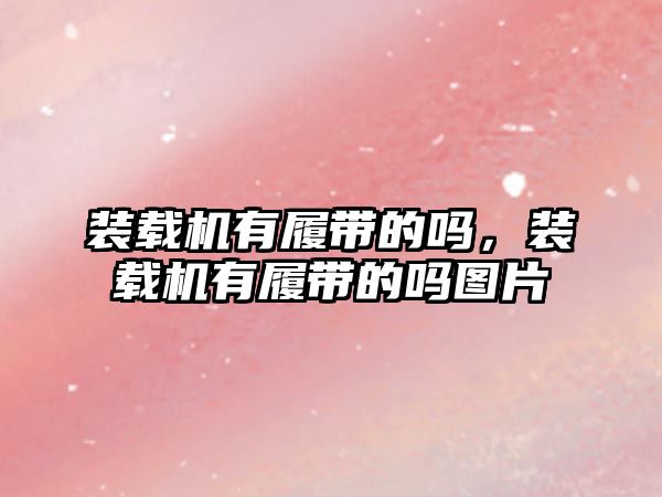裝載機有履帶的嗎，裝載機有履帶的嗎圖片