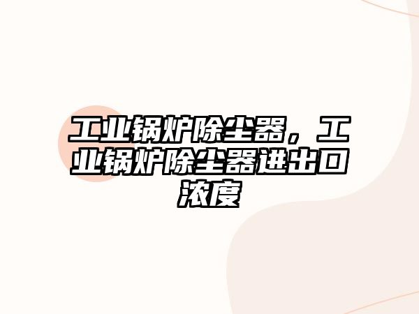 工業(yè)鍋爐除塵器，工業(yè)鍋爐除塵器進(jìn)出口濃度