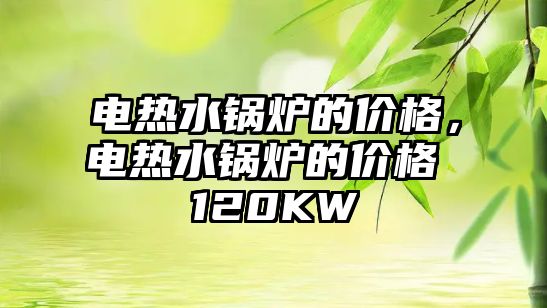 電熱水鍋爐的價格，電熱水鍋爐的價格 120KW