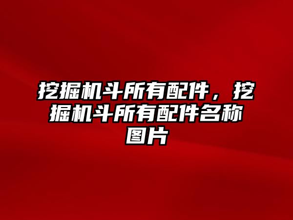 挖掘機斗所有配件，挖掘機斗所有配件名稱圖片
