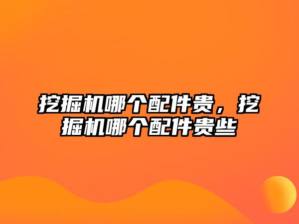 挖掘機(jī)哪個(gè)配件貴，挖掘機(jī)哪個(gè)配件貴些