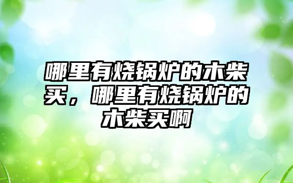 哪里有燒鍋爐的木柴買，哪里有燒鍋爐的木柴買啊