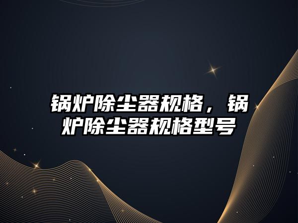 鍋爐除塵器規(guī)格，鍋爐除塵器規(guī)格型號