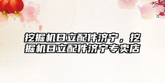 挖掘機(jī)日立配件濟(jì)寧，挖掘機(jī)日立配件濟(jì)寧專賣店