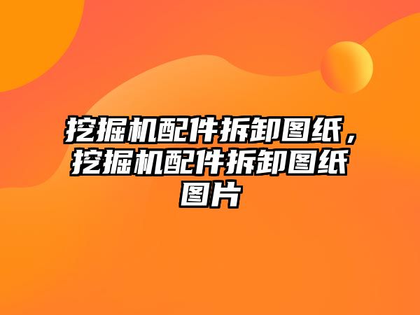 挖掘機(jī)配件拆卸圖紙，挖掘機(jī)配件拆卸圖紙圖片