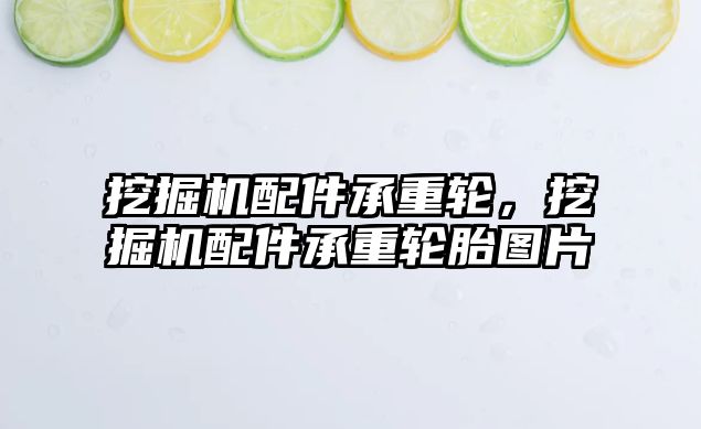 挖掘機配件承重輪，挖掘機配件承重輪胎圖片