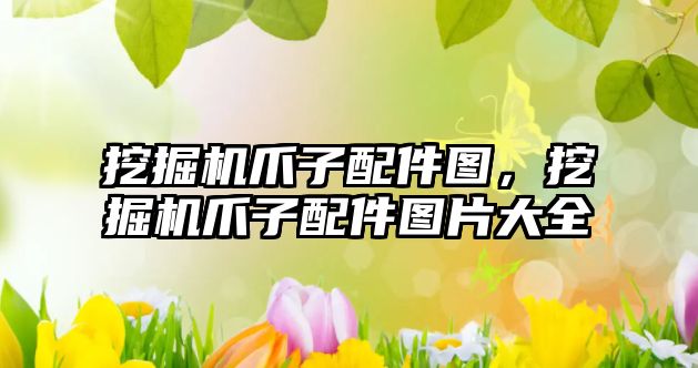 挖掘機(jī)爪子配件圖，挖掘機(jī)爪子配件圖片大全