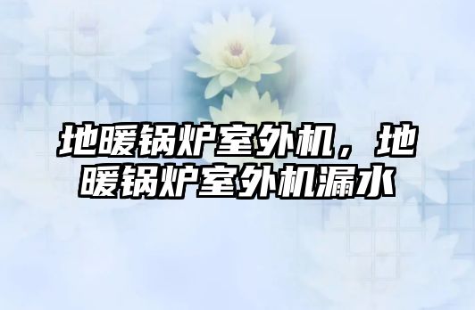 地暖鍋爐室外機(jī)，地暖鍋爐室外機(jī)漏水