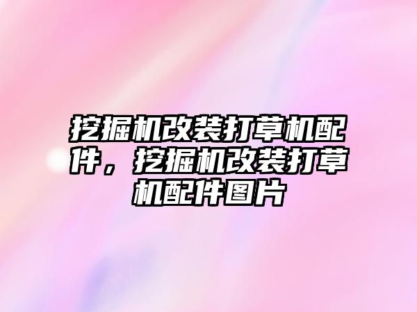 挖掘機(jī)改裝打草機(jī)配件，挖掘機(jī)改裝打草機(jī)配件圖片